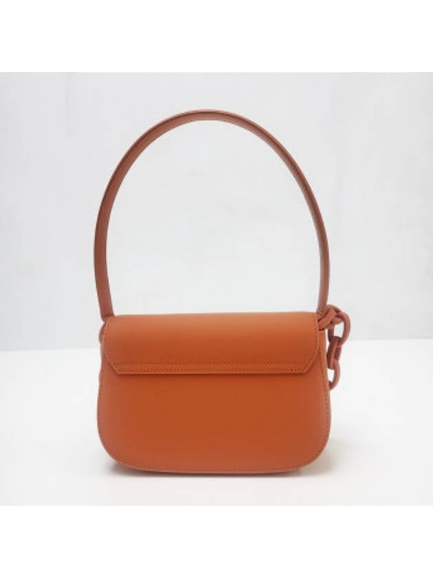 1DR Iconic Matte Leather Shoulder Bag Orange - DIESEL - BALAAN 5