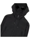 Shell R Goggle Hooded Jacket Black - CP COMPANY - BALAAN 7