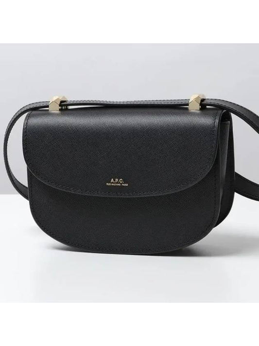 Geneve Mini Saffiano Cross Bag Black - A.P.C. - BALAAN 2