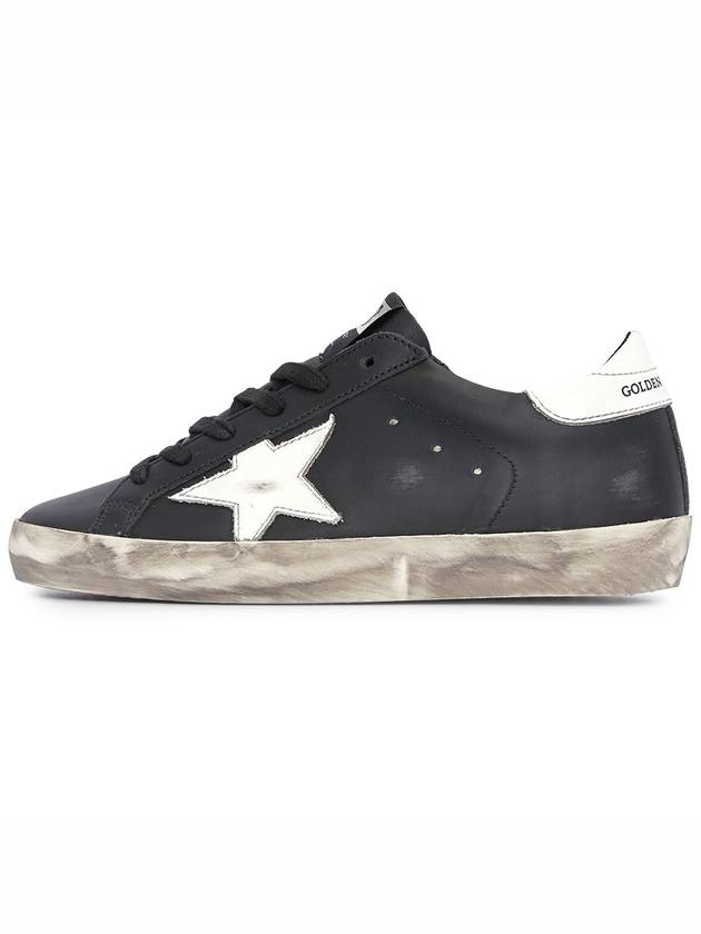 Superstar Leather Low Top Sneakers Black - GOLDEN GOOSE - BALAAN 5