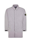 Micro Twill Compass Badge Trench Coat Dove Grey - STONE ISLAND - BALAAN 1