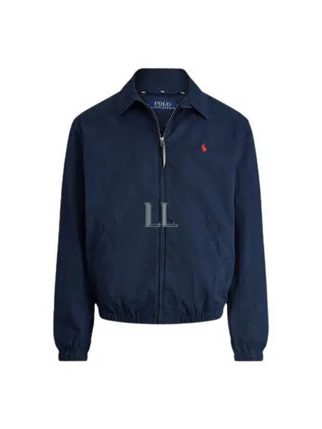 Men's Bayport Cotton Zip-Up Jacket Navy - POLO RALPH LAUREN - BALAAN 2