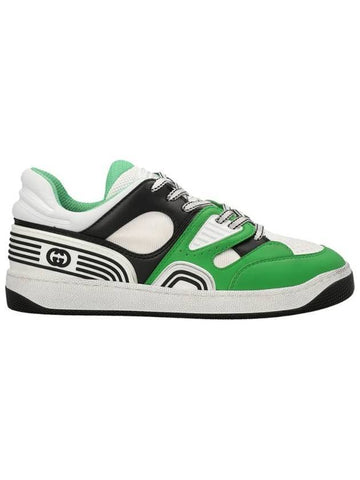 Basket Sneakers Green - GUCCI - BALAAN 1