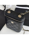 Vanity chain classic mini bag cosmetic cross bag caviar gold AP2195 - CHANEL - BALAAN 5