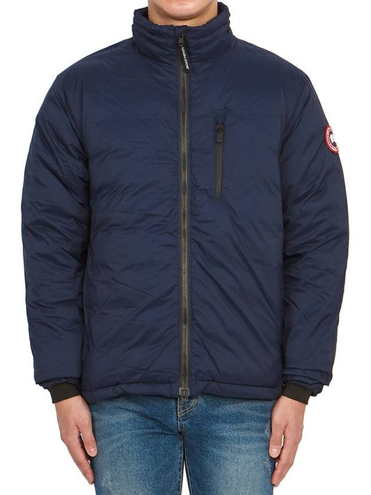 Men's Lodge Down Short Padded Jacket Atlantic Navy - CANADA GOOSE - BALAAN 2