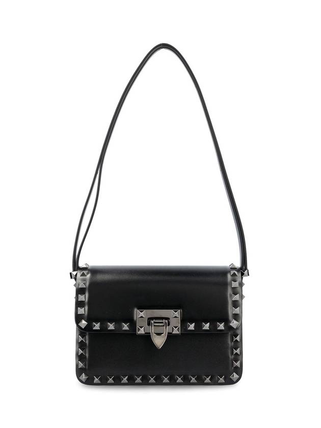 Rockstud Shoulder Bag Black - VALENTINO - BALAAN 1