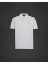 Metropolis Logo Badge Striped Polo Shirt Grey - CP COMPANY - BALAAN 2