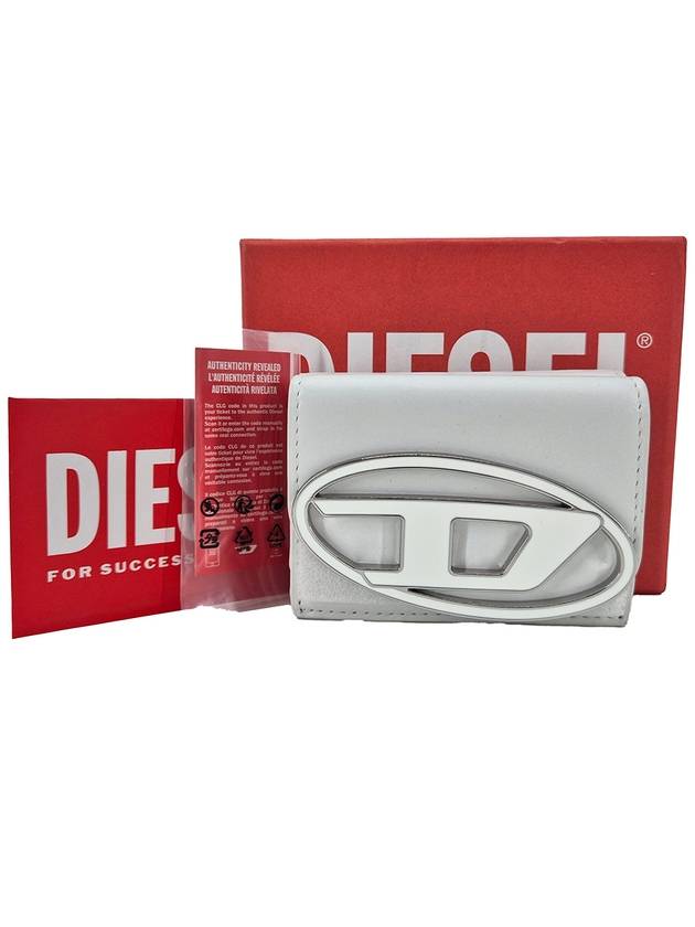 1DR Tri Fold Leather Wallet White - DIESEL - BALAAN 10