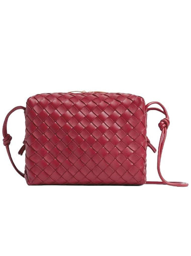 Loop Intrecciato Weaving Small Cross Bag Apple Candy - BOTTEGA VENETA - BALAAN 1