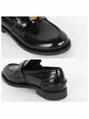 Penny Leather Loafers Black - MIU MIU - BALAAN.