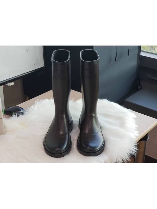 Rain Boots 24 Workshop Two Tone Brown Black G45838 B17440 NZA88 37 - CHANEL - BALAAN 3