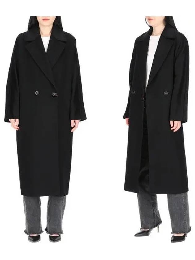 Erice Wool Double Coat Black - MAX MARA - BALAAN 2