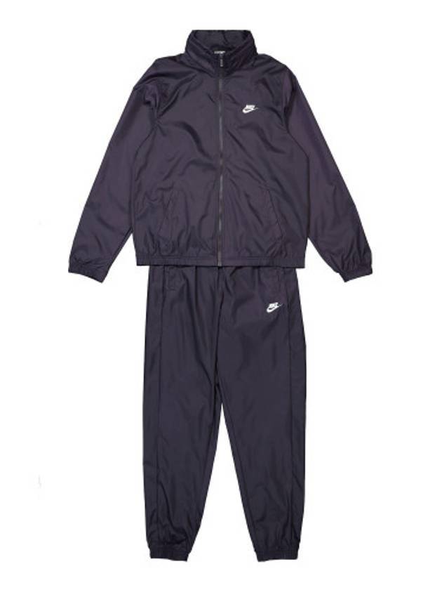 Club Lined Woven Tracksuit Navy - NIKE - BALAAN 1