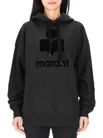 Mansel Logo Hoodie Faded Black - ISABEL MARANT - BALAAN 2