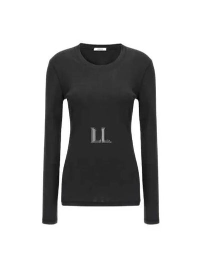 Rib Jersey Long Sleeve T-Shirt Squid Ink - LEMAIRE - BALAAN 2