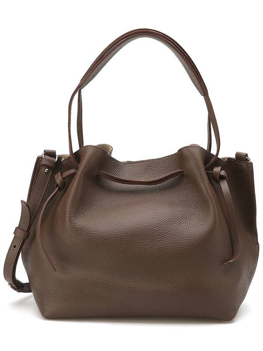 Weekend SAVIO leather bucket bag MARRONE 55110832600 - MAX MARA - BALAAN 2