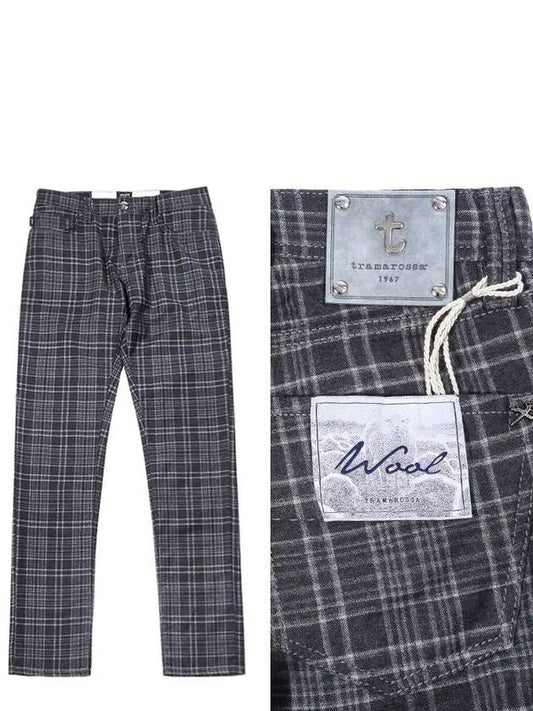 Wool line pattern pants 21UB50001W W061 0927_W097 - TRAMAROSSA - BALAAN 1