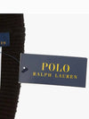 Embroidered Denim Bear Wool Beanie Black - POLO RALPH LAUREN - BALAAN 4