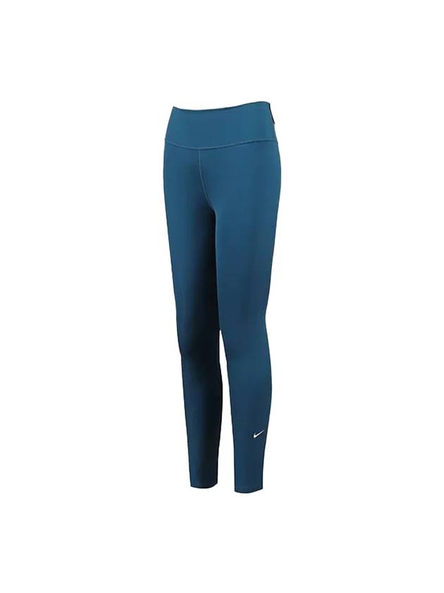 One dry fit mid rise leggings blue - NIKE - BALAAN 1