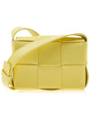 Intrecciato Cassette Small Cross Bag Sherbert - BOTTEGA VENETA - BALAAN 4