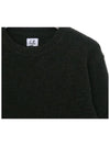 12Th Anniversary Mini Logo Patch Knit Top Dark Green - CP COMPANY - BALAAN 5