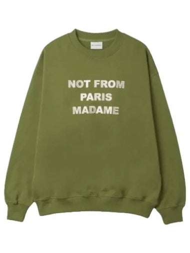 Drold Monsieur Le S Shirt Slogan Khaki - DROLE DE MONSIEUR - BALAAN 1