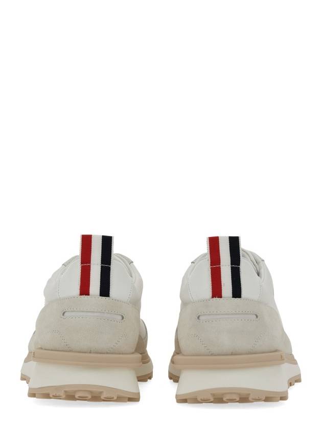 Eco Nylon Alumni Low Top Sneakers White - THOM BROWNE - BALAAN 2