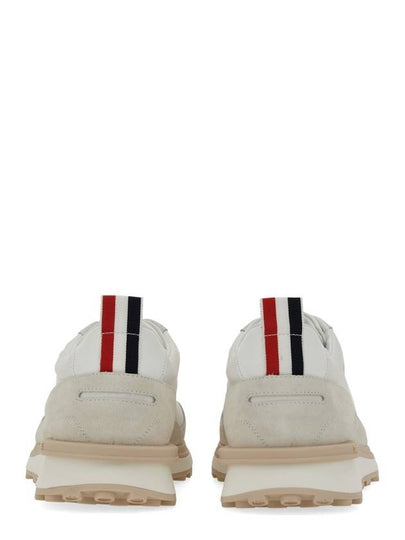 Eco Nylon Alumni Low Top Sneakers White - THOM BROWNE - BALAAN 2