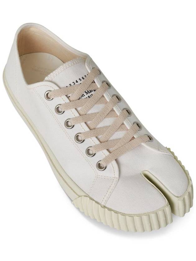 Tabi Cotton Low Top Sneakers White - MAISON MARGIELA - BALAAN 5