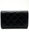 Lambskin silver flap card wallet - CHANEL - BALAAN 5