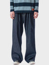 Superstar Linen Denim Wide Pants Navy - PHILOGRAM - BALAAN 2