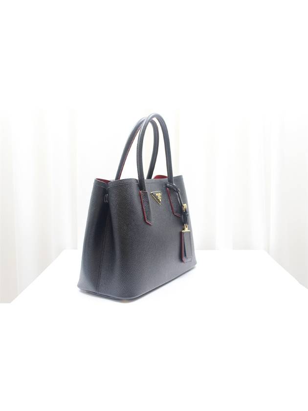 Prada Dubl Saffiano Small Black Tote Shoulder Bag 1BG887 - LOUIS VUITTON - BALAAN 3