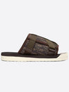 Oblique Jacquard Alpha Sandals Brown - DIOR - BALAAN 2