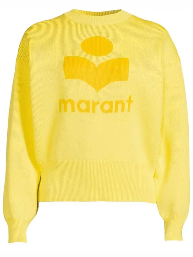 Ailys Logo Crew Neck Knit Top Yellow - ISABEL MARANT - BALAAN 3