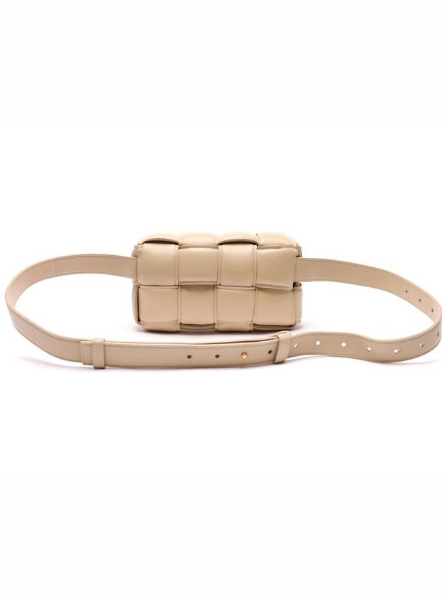 Intrecciato Cassette Padded Belt Bag Porridge - BOTTEGA VENETA - BALAAN 5