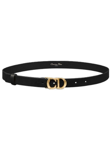 C'est 20MM Leather Belt Black - DIOR - BALAAN 1