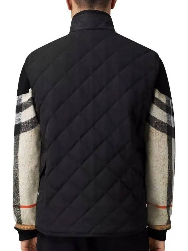 Diamond Quilted Thermoregulated Vest Black - BURBERRY - BALAAN 5