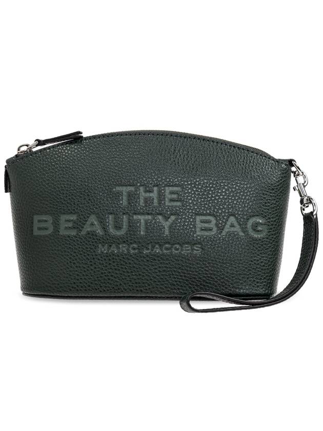 Marc Jacobs Leather Makeup Bag, Women's, Green - MARC JACOBS - BALAAN 1