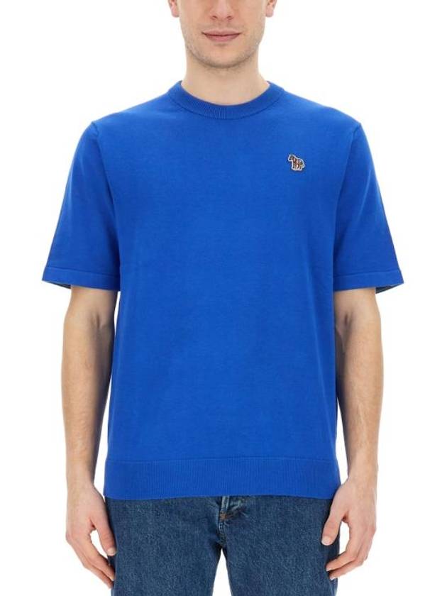 PS by Polo T-shirt M2R 583YZ M21858 45A BLUE - PAUL SMITH - BALAAN 1