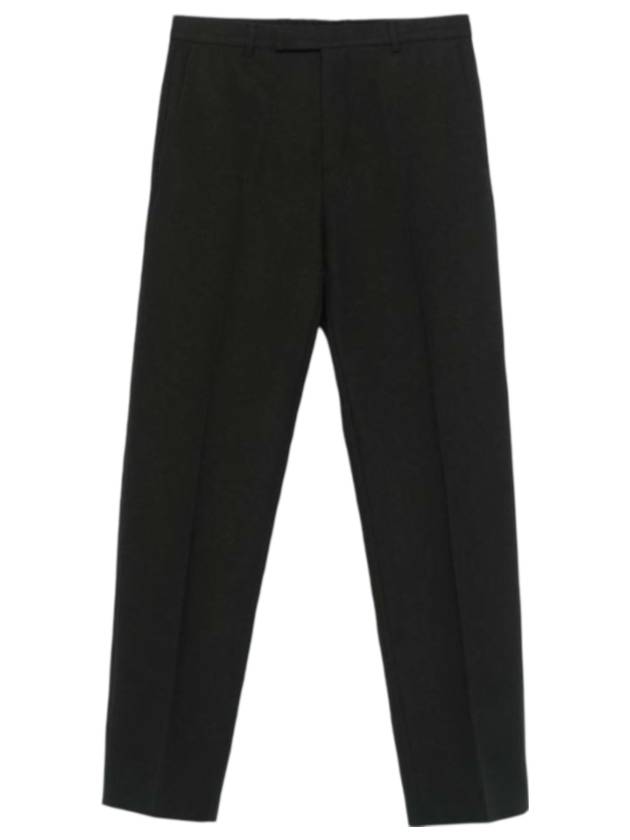 Twill straight pants black - GUCCI - BALAAN 1