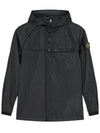 Men's Waffen Patch Metal Nylon Anorak Black - STONE ISLAND - BALAAN 3