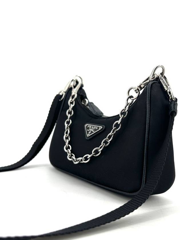 1TT122 Tesuto nylon re edition mini 2way hobo bag - PRADA - BALAAN 3