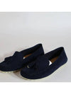 Dot Sole Suede Loafers Navy - LORO PIANA - BALAAN 6