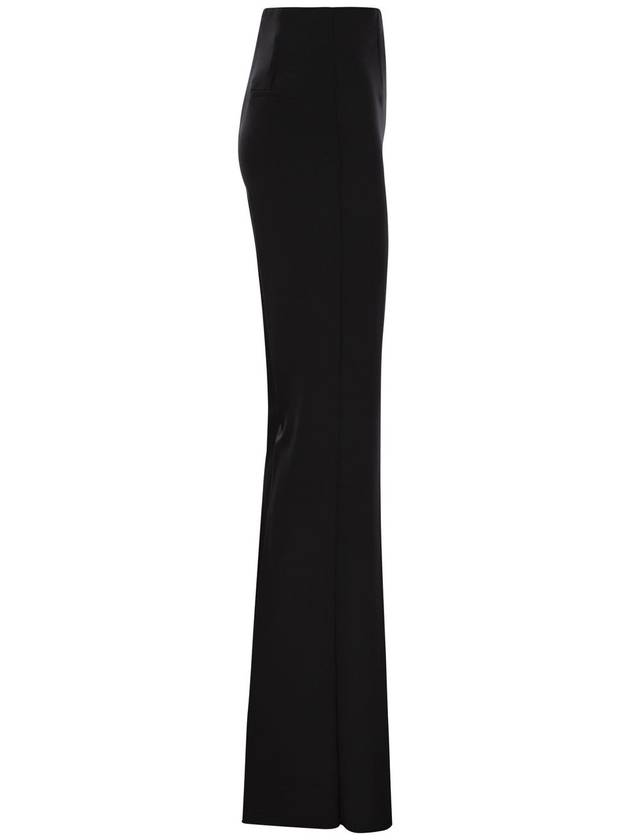 OLEA - High-waisted trousers in scuba jersey - MAX MARA SPORTMAX - BALAAN 3