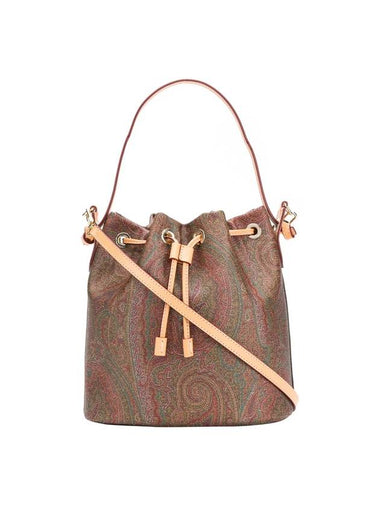 Paisley Bucket Bag Brown - ETRO - BALAAN 1