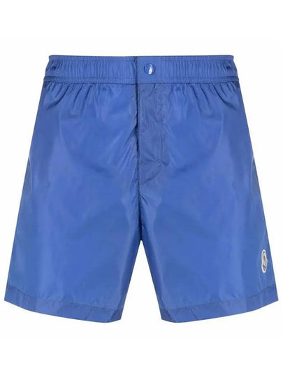 Logo Patch Swim Short Pants Blue 2C000 04 53326 719 - MONCLER - BALAAN 2