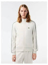 Paris Pique Track Jacket White - LACOSTE - BALAAN 2