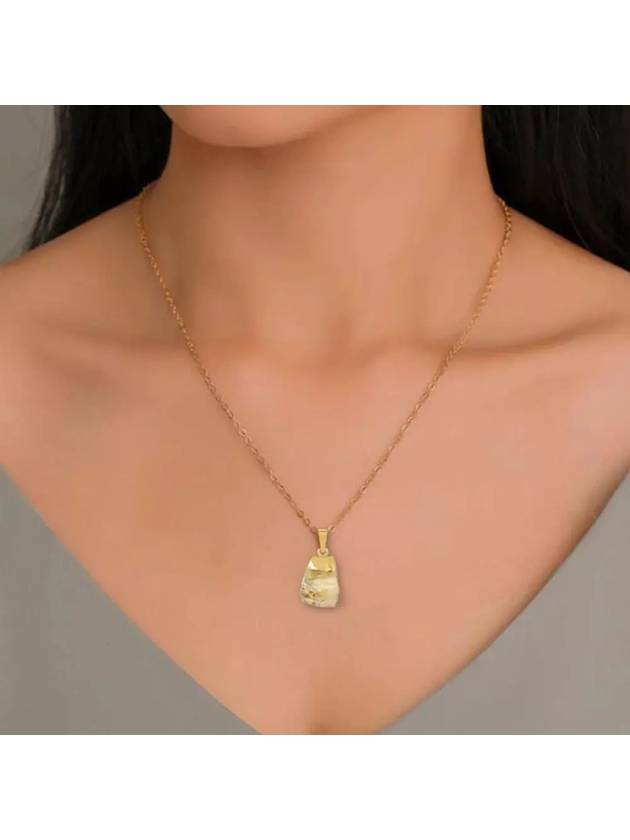 22FW Classic Connect Pendant CLASSICCONNECT CITRINE - CRYSTAL HAZE - BALAAN 4