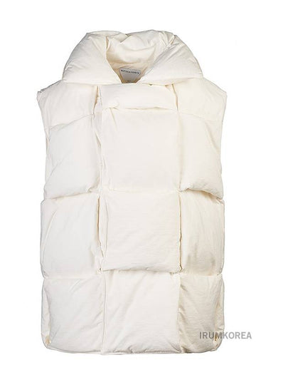 Intrecciato Nylon Padding Vest White - BOTTEGA VENETA - BALAAN 2