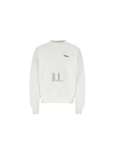 Embroidered Logo Sweatshirt White - OFF WHITE - BALAAN 2